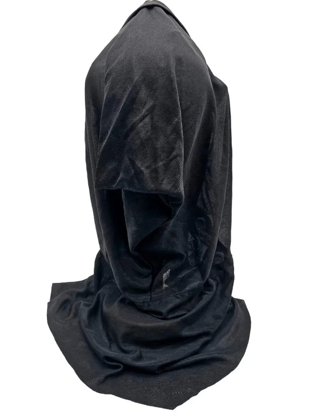 Vintage Y2K Grim Reaper Hood Full Head Mask Evil Scary Ghoul Demon Skeleton PMG